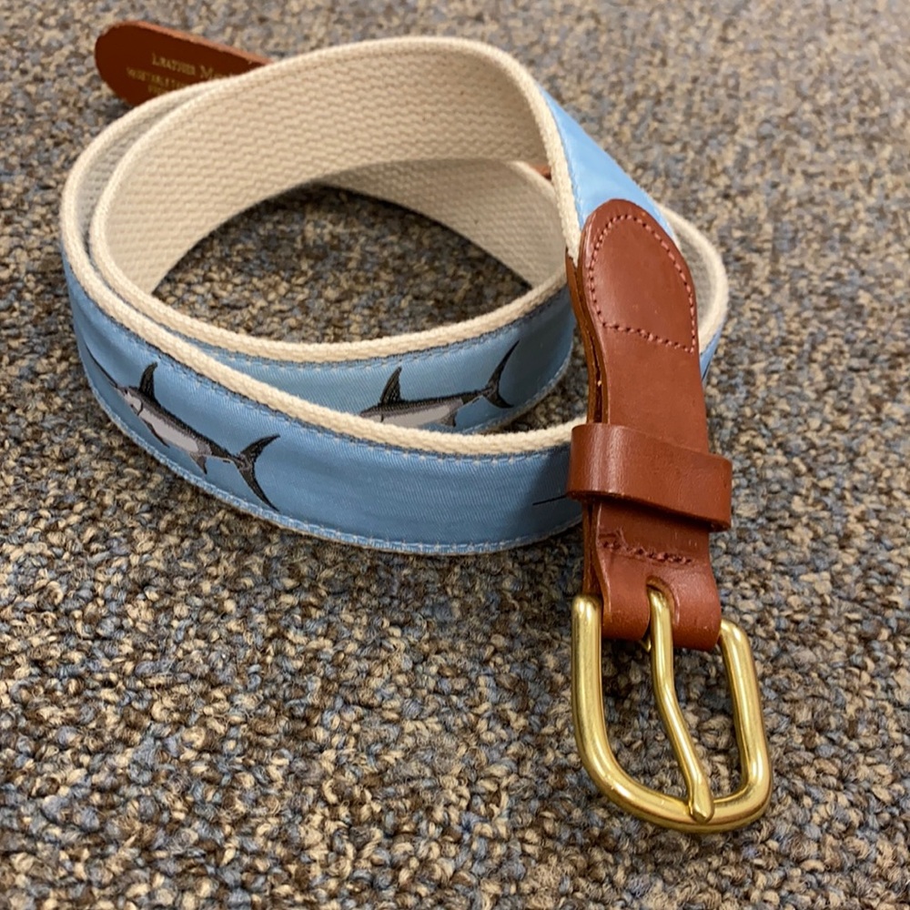 Leather Man Ltd. Swordfish Belt size 38”